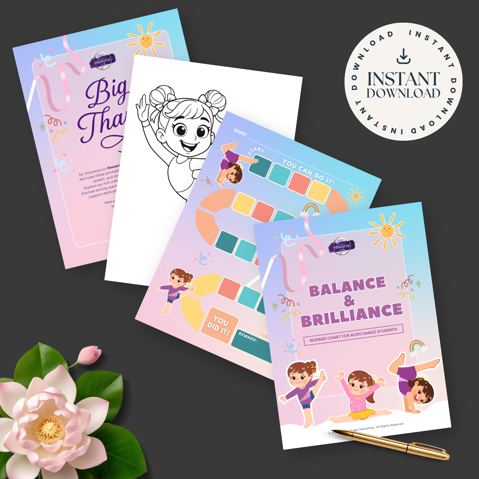 Balance & Brilliance – Reward Chart for Acro Dancers – Teaching Artist ...