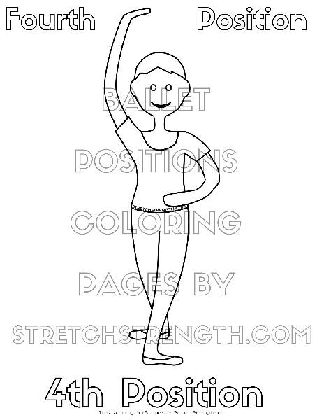 ballet coloring pages first position